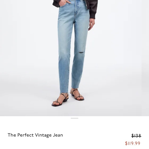 Madewell “perfect vintage” jeans - Picture 4 of 4